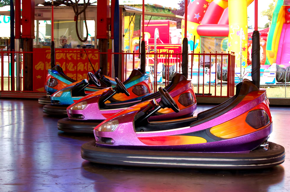 fairground dodgem cars