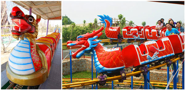 Dragon slide roller coaster for kids
