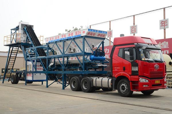 mobile concrete batch plant 