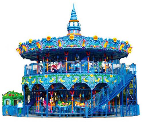 double decker carousel manufacturer