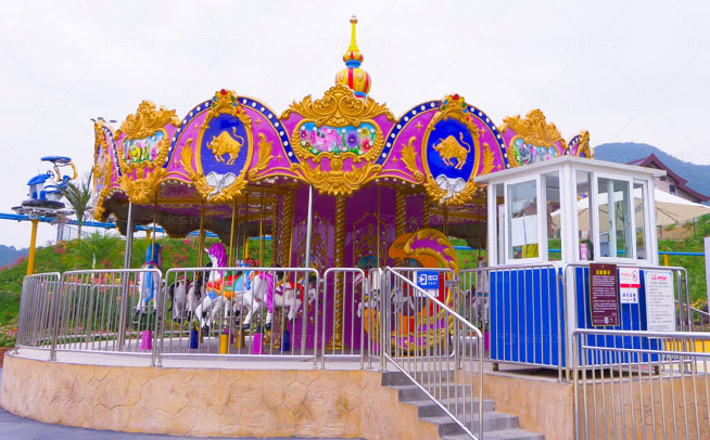 24 seats carousel amusement ride