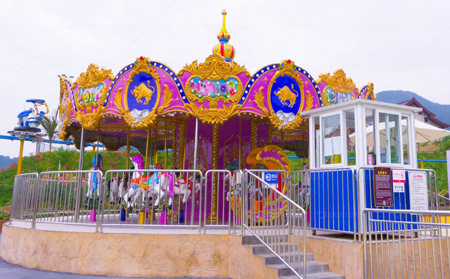 24 seats carousel amusement ride
