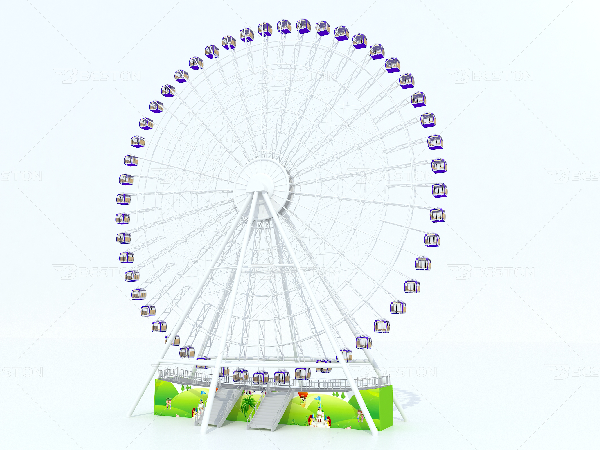 Carnival ferris wheel ride for park